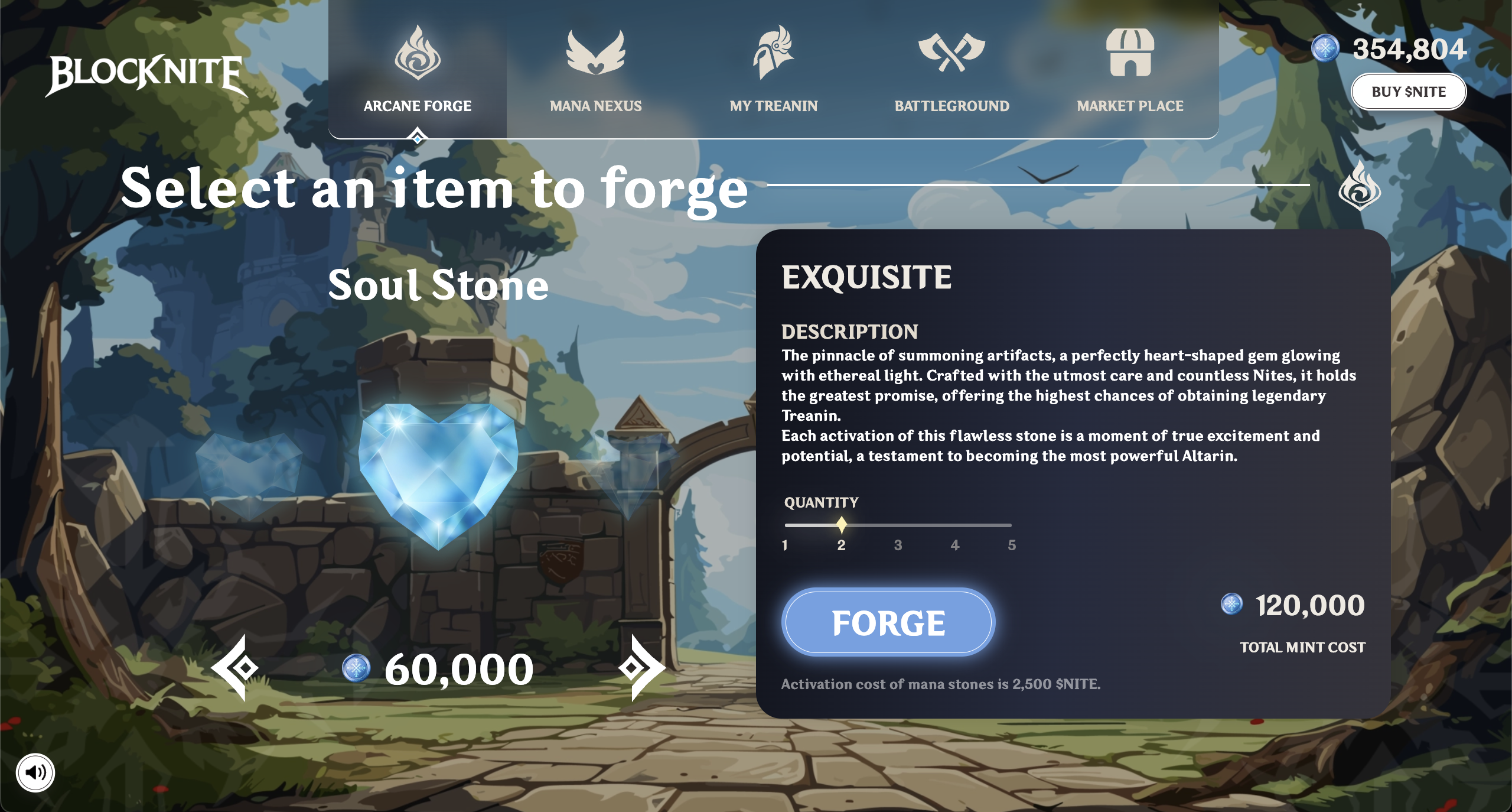 Blocknite Web Solana-based Game